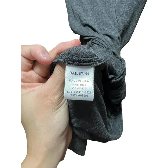 Bailey 44 Ruched Stretch jersey Turtleneck Top - Picture 6 of 6